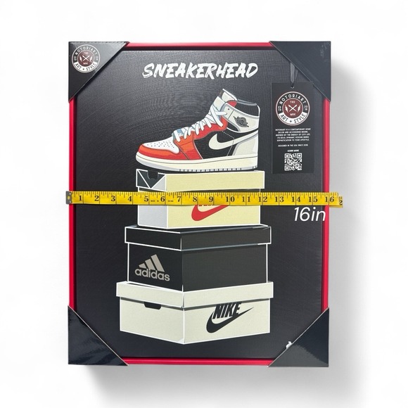 jordan shoe boxes on the wall